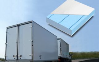 Płyty warstwowe do zabudowy nadwozi Samochód izoterma chłodnia