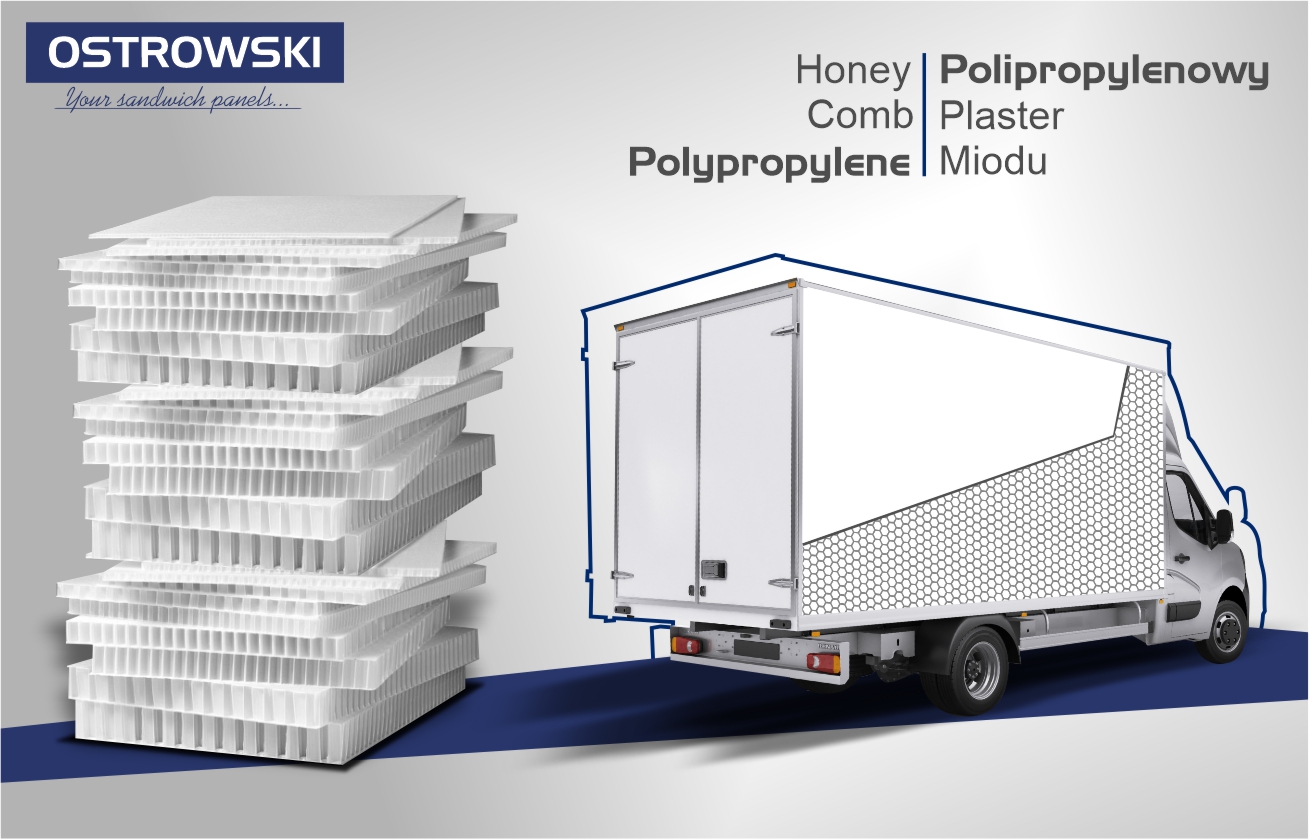 Polypropylene-Honeycomb-Sandwich-Panels-Ostrowski-Sandwich-Panels-Producer Composite Panels