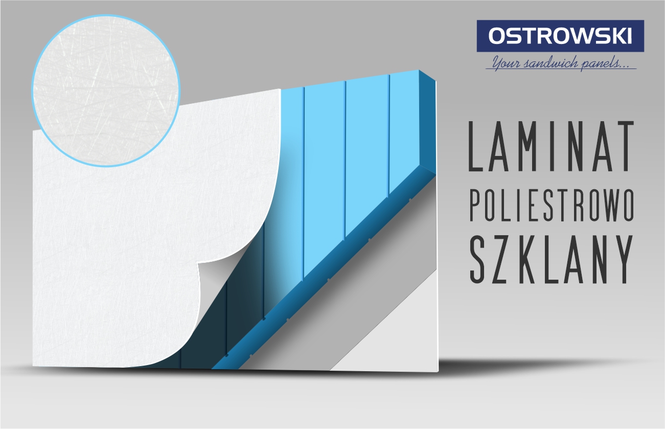 Glasfaser-Polyester-Laminat-Ostrowski